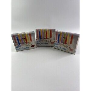 Vintage Tree Candles Mini Tapers Chime Size Lot 3 Boxes Pink White Hong Kong